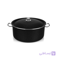 قابلمه گرانیتی سایز 40 تیارا با در آلومنیومی مدل Tiara TR-40ST