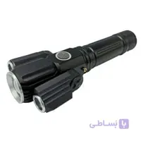 چراغ قوه سه لامپه مدل electric torch