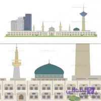 وکتور فلت برج میلاد و حرم مطهر