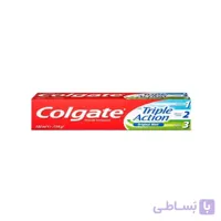 خمیر دندان تریپل اکشن سری اورجینال مینت کلگیت حجم 100 میل ا Toothpaste Original Mint Triple Action Colgate