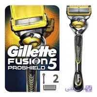 خودتراش مردانه 5 تیغ ژیلت مدل Fusion Proshield 5 به همراه 2 تیغ یدک