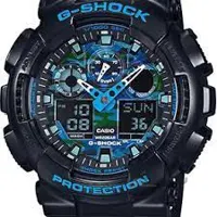 ساعت مچی مردانه کاسیو جی شاک مدل GA-100-1A2 ا GA-100-1A2