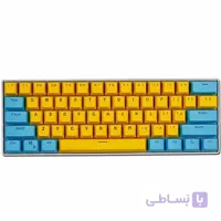 Taide 61 Key ANSI Layout OEM پروفایل نصب شده PBT صفحه کلید ضخیم برای صفحه کلید مکانیکی 60٪ (رنگ 27) ا Taide 61 Key ANSI Layout OEM Profile PBT Thick Keycaps for 60% Mechanical Keyboard (Color 16)
