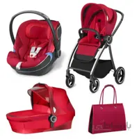 ست 5 تکه کالسکه نوزاد Gb مدل MarisBold Sport Red