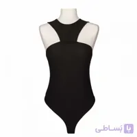 بادی مجلسی زنانه فانتزی یقه گرد بی استین تیساپه 247