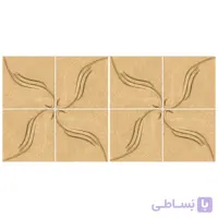 دیوارپوش تندیس و پیکره شهریار مدل امای کد w1010 07 بسته 8 عددی