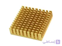 هیت سینک سایز 4x4cm مخصوص المان سردکننده رنگ طلایی