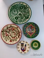 ست بشقاب دیوارکوب سفالی کد ۱۰۲۱۵۳