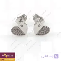 گوشواره میخی ژوپینگ (طرح قلب) 1045