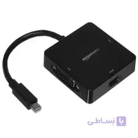 مبدل Mini DisplayPort به VGA/HDMI/DVI آمازون بیسیکس مدل B01M63YJ54