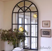 آینه طرح خورشید خاتون | قاب چوبی | سایز ۸۰*۱۸۰ سانتیمتر