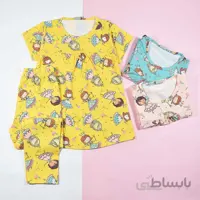 بلوز شلوار راحتی دخترانه بچه گانه طرح پرنسس کد 2182
