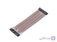 سیم جامپر ماده به ماده 20cm فلت 40 رشته