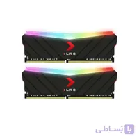 رم دسکتاپ DDR4 دو کاناله 3200 مگاهرتز پی ان وای مدل XLR8 RGB ظرفیت 16 گیگابایت