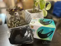 ماسک خفاشی 4 لایه پزشکی برند DADA بسته 50 عددی رنگ مشکی