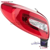 چراغ خطر عقب پژو 207 چپ کامل با لامپ و LED
