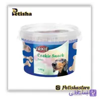 تشویقی سگ تریکسی مدل Cookie snack bones وزن 1.300 گرم