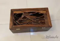 جعبه جواهر مشبک منبت کد ۱۰۱۳۹۲
