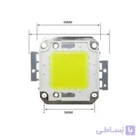 LED پاور 100W سفید مهتابی چیپ کوچک