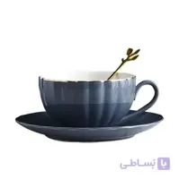 فنجان نعلبکی طرح صدف