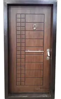 درب ضد سرقت بیسکوییتی روکش راش سی ان سی - 105*210 / راست بازشو