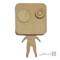 سرکلیدی چوبی ساده