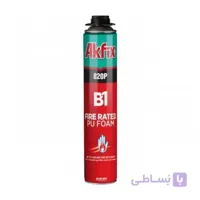 اسپری فوم پلی اورتان ضد آتش آک فیکس Akfix 820p B1 Fire Rated PU Gun Foam