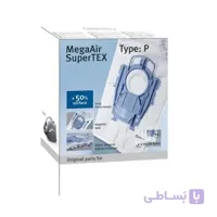 پاکت جاروبرقی بوش مدل MegaAir SuperTEX Type P
