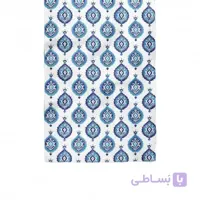 دستمال گردن سفید آبی