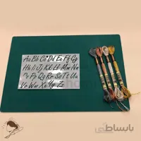 شابلون حروف انگلیسی گلدوزی و شماره دوزی سایز 15x10
