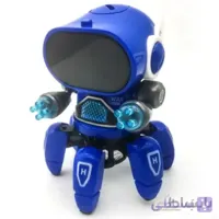 ربات اسباب بازی طرح شش پا آبی BOT ROBOT Toys NO ZR142-1