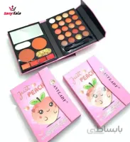 پالت سایه کیفی چندکاره برند ANYLADY طرح PEACH ا ANYLADY brand PEACH design multifunctional quality shadow palette