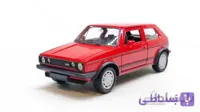 ماشین اسباب بازی فولکس گلف (VOLKSWAGEN GOLF I GTI BY WELLY) قرمز