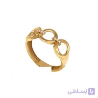 انگشتر طلا زنانه با نگین کد CR432
