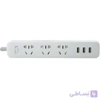 سه راهی و شارژر شیائومی مدل XMCXB01QM _ Power Strip 3 ا Xiaomi XMCXB01QM Power Strip 3 Sockets and 3 USB Ports کد 317002
