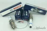 شمع بوش سوزنی دوبل پلاتینیوم پایه بلند لیزری BOSCH FR5NPP332S 7432(یک عدد)