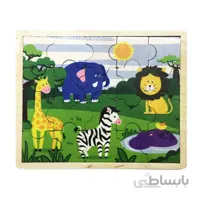 پازل چوبی جورچین حیوانات جنگل