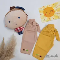 شلوار کتان رنگی دخترانه