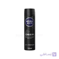 اسپری ضدتعریق مردانه NIVEA مدل Deep Black Carbon حجم150 میل