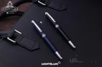 روان نویس مشهور دور دنیا در80روز Mont Blanc ا Mont Blanc Aroun The World In 80 Days RollerBall Pen