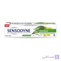 خمیردندان سنسوداین مدل HERBAL مناسب دندان حساس 100 گرمی ا sensodyne HERBAL model toothpaste suitable for sensitive teeth 100 g