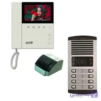 پکیج کامل آیفون تصویری مانیتور 4.3 اینچ مدل 897 و پنل تصویری 1086 الکتروپیک
