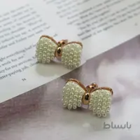 گوشواره پاپیون مروارید