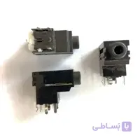جک AUX 3.5mm زاویه 90 درجه 7 پایه