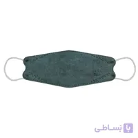 ماسک سه بعدی 4 لایه KF94 بسته 25 عددی طرح لی سبز