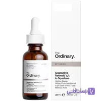 سرم گرن اکتیو رتینوئید ۵% اسکوالن اوردینری The Ordinary حجم ۳۰ میل-جوانساز و ضد لک