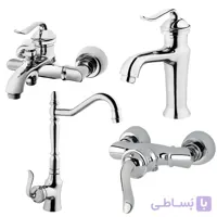 ست شیرالات بامبو کروم