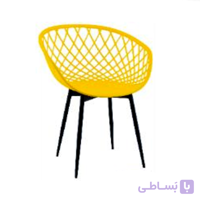 صندلی بامبو چهار پایه پلاستیکی مدل BA520 بنیزان