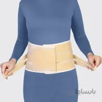 کمربند قرقره‌ای دو طرفه طب و صنعت 53700 ا Tebosanat Lumbo Sacral Belt With Pad