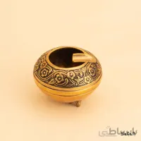 زیر سیگاری برنجی میناکاری مدل شوکا